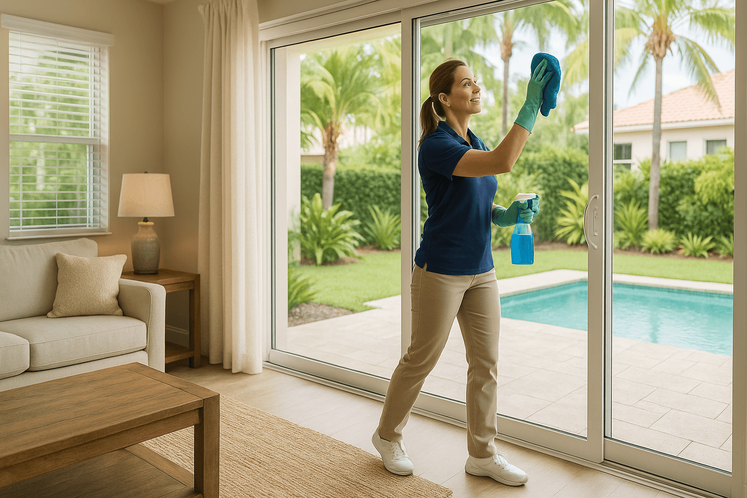 Family Keeping Clean hero image